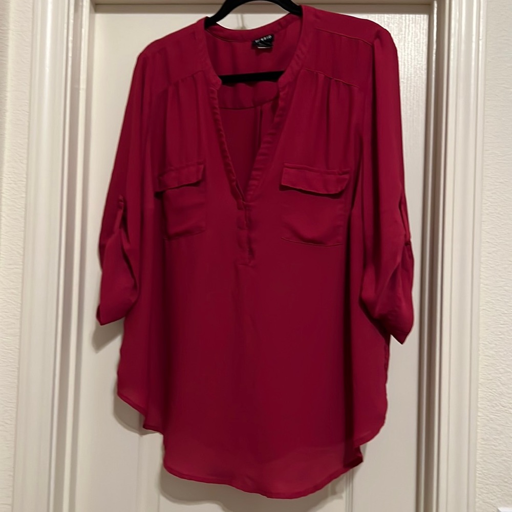 Torrid - wine colored blouse